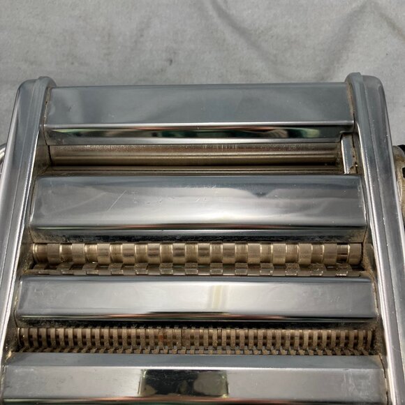Vtg Egea Hand Manual Crank Pasta Maker Made in Italy - Picture 3 of 10
